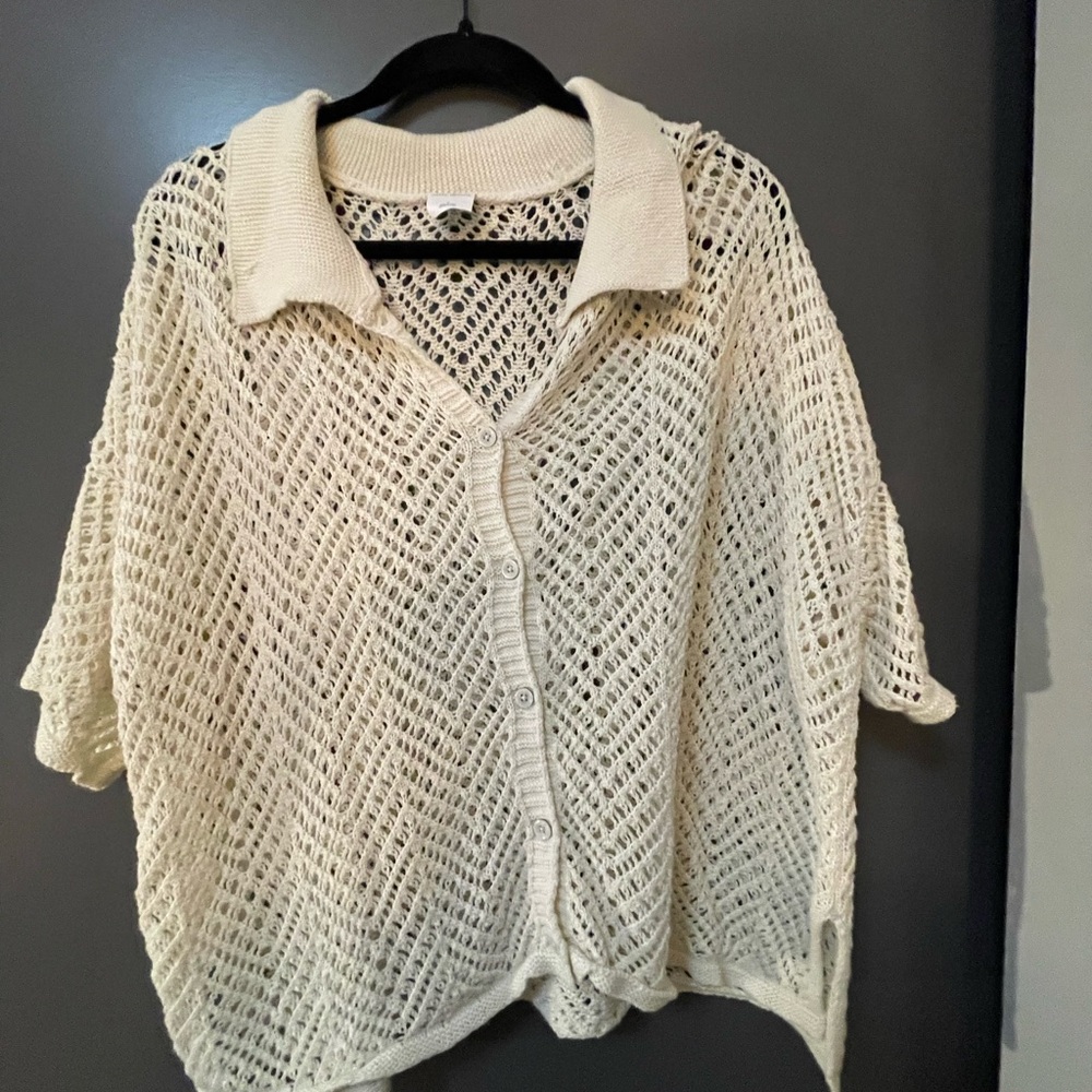 Wild Fable Cream Knit Cardigan
